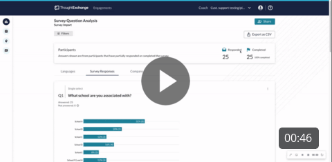 Filtering the results of your imported survey 